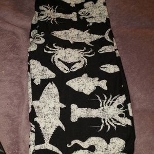 Lularoe OS leggings sea creatures